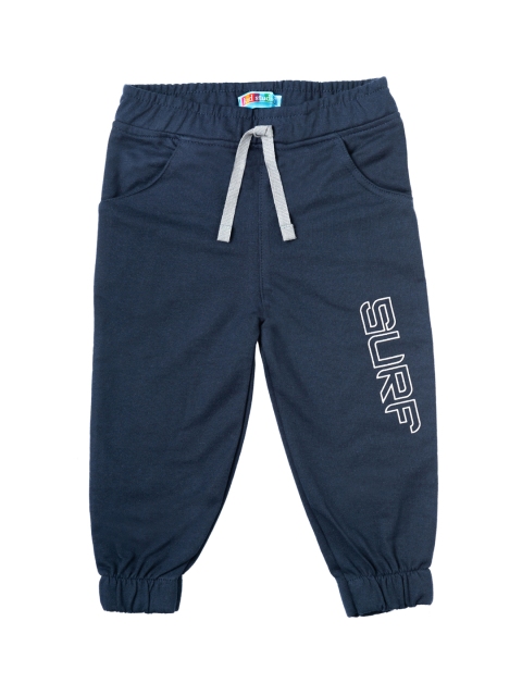 

Kid Studio Boys Navy Blue Solid Joggers