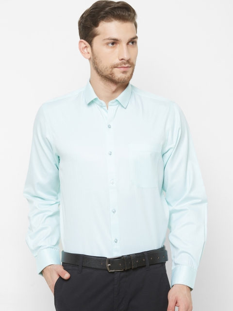 

Solemio Men Blue Regular Fit Solid Formal Shirt