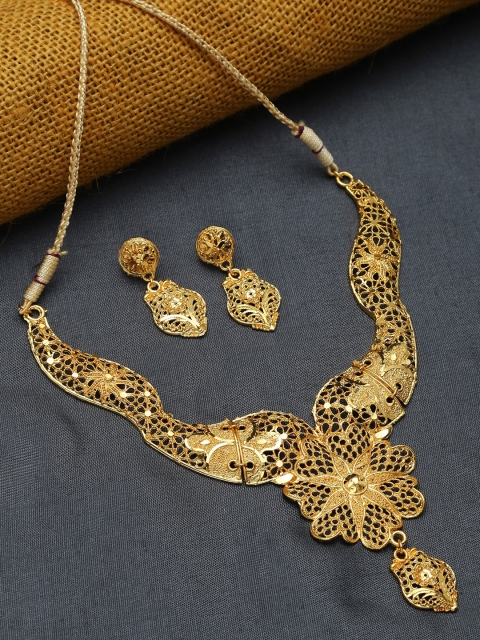 

ZeroKaata Gold-Plated Handcrafted Jewellery Set