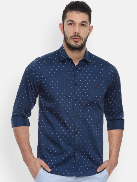 

Louis Philippe Sport Men Navy Blue Slim Fit Printed Casual Shirt