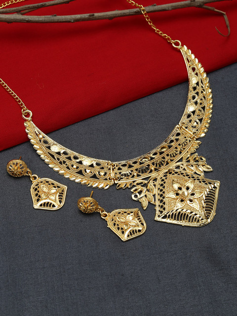 

ZeroKaata Gold-Plated Handcrafted Jewellery Set