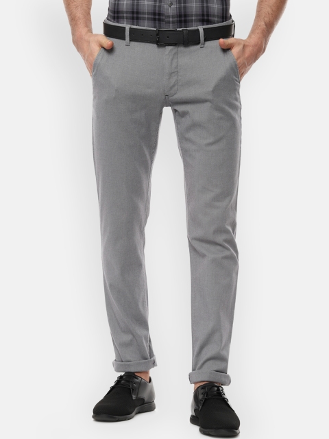 

Louis Philippe Sport Men Grey Slim Fit Solid Formal Trousers