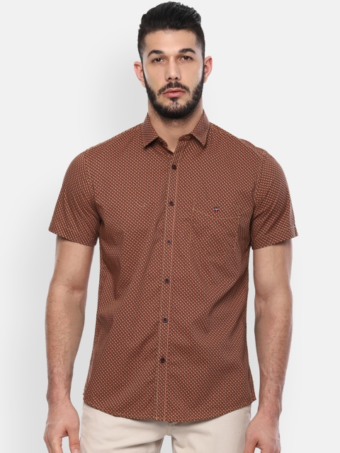 

Louis Philippe Sport Men Brown Slim Fit Printed Casual Shirt