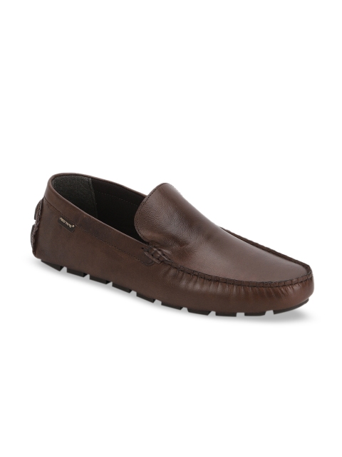 

Red Tape Men Brown Solid Leather Formal Loafers