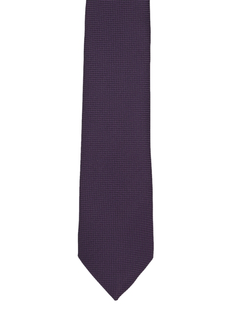 

Louis Philippe Purple Woven Design Broad Tie