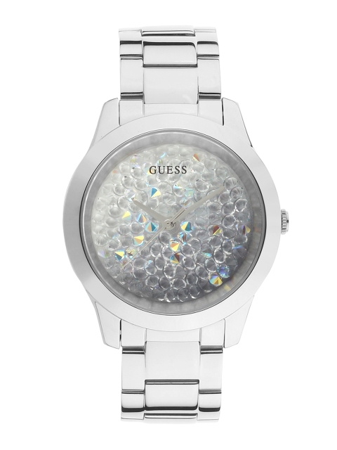 

GUESS Women Silver-Toned Analogue Watch GW0020L1
