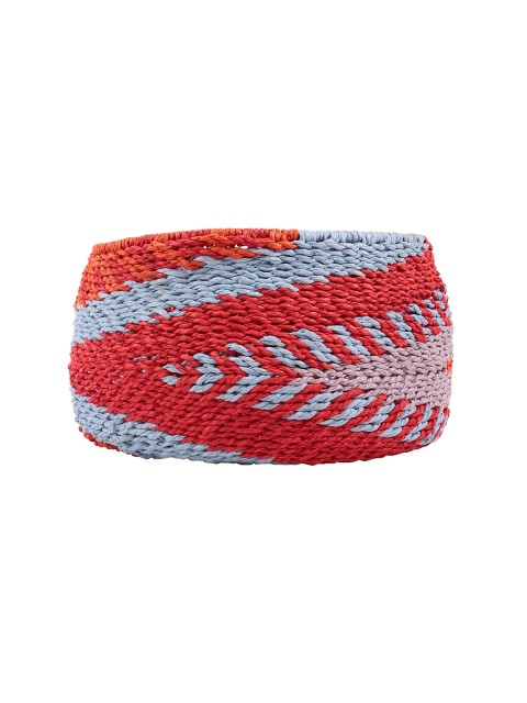

Chumbak Blue & Red Self-Design Warm Pasture Basket