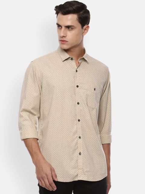 

Louis Philippe Sport Men Beige Slim Fit Printed Casual Shirt