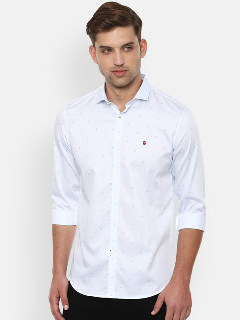 

Louis Philippe Sport Men Blue Slim Fit Printed Casual Shirt