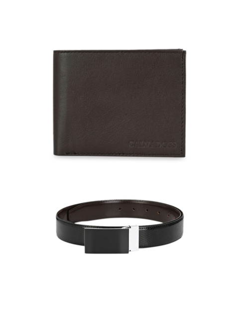 

Calvadoss Men Premium Belt & Wallet Gift Set, Black