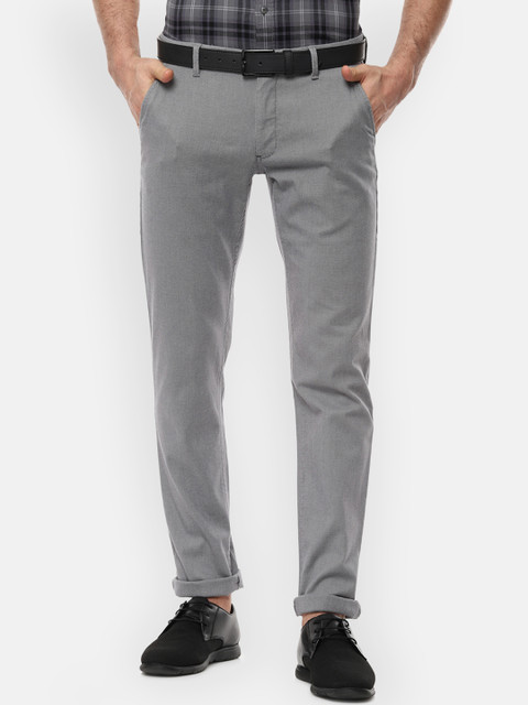 

Louis Philippe Sport Men Grey Slim Fit Solid Regular Trousers