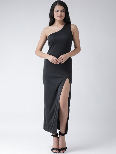 

Texco Women Black Solid Knitted Sheath Dress