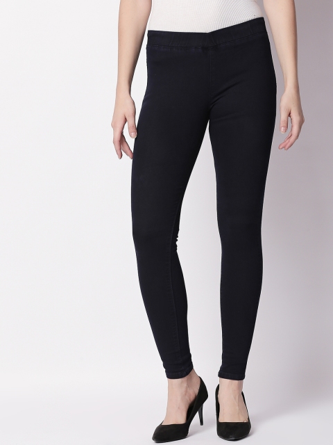

High Star Women Blue Solid Slim Fit Jeggings