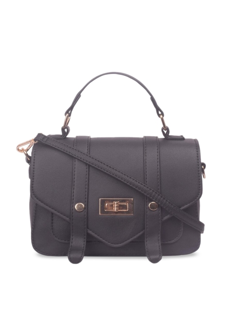 

Bagkok Black Solid Handheld Bag