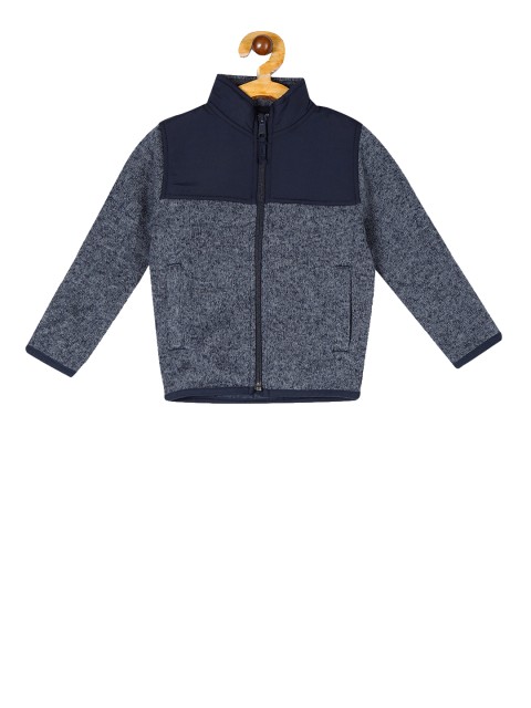 

The Childrens Place Boys Blue Colourblocked Sweatshirt
