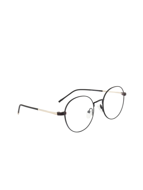 

Ted Smith Unisex Black Solid Full Rim Round Frames TSF-DC5032_C3