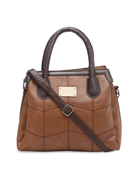 

Ladida Brown Solid Handheld Bag