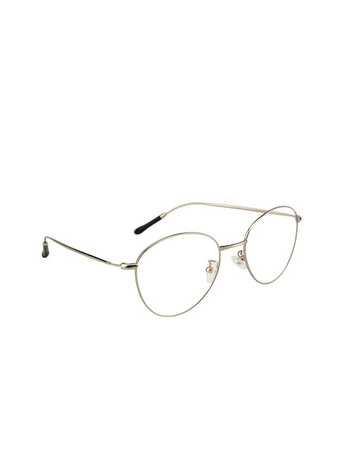 

Ted Smith Unisex Silver-Toned Solid Full Rim Aviator Frames TSF-9402_C5