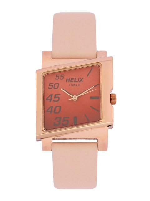 

Helix Women Brown Analogue Watch TW044HL04
