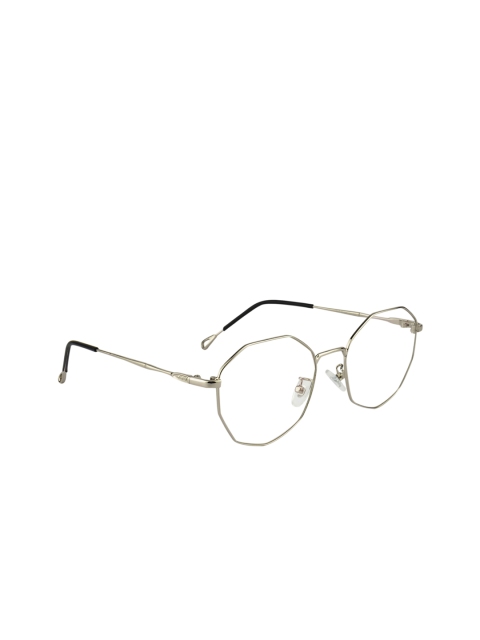 

Ted Smith Unisex Silver-Toned Solid Full Rim Round Frames TSF-9417_C5