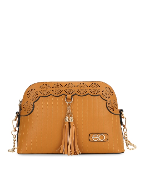 

E2O Yellow Solid Sling Bag