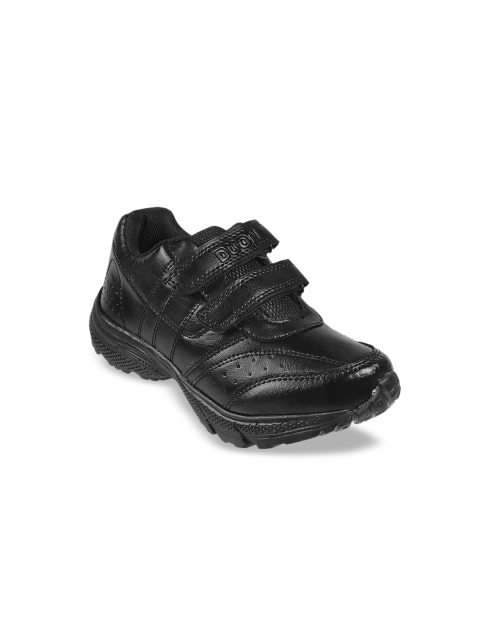

Kittens Boys Black Slip-On School Shoes