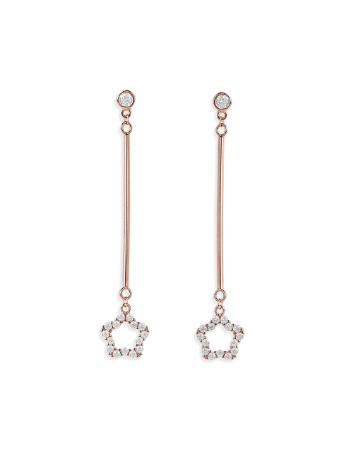 

ZAYN Rose Gold-Plated 92.5 Sterling Silver Drop Earrings