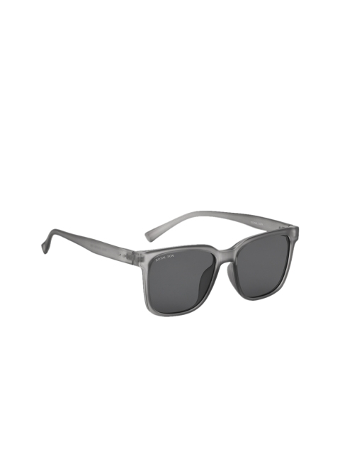 

ROYAL SON Women Square UV Protected Sunglasses CHI0095-C2, Black