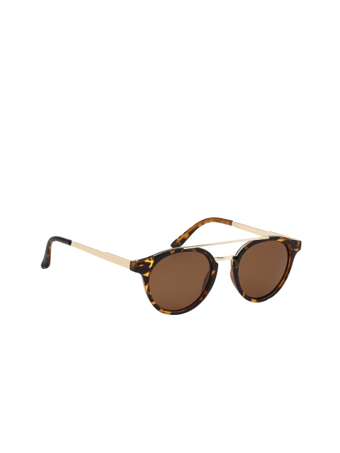 

ROYAL SON Men Polarized & UV Protected Round Sunglasses CHI0090, Brown