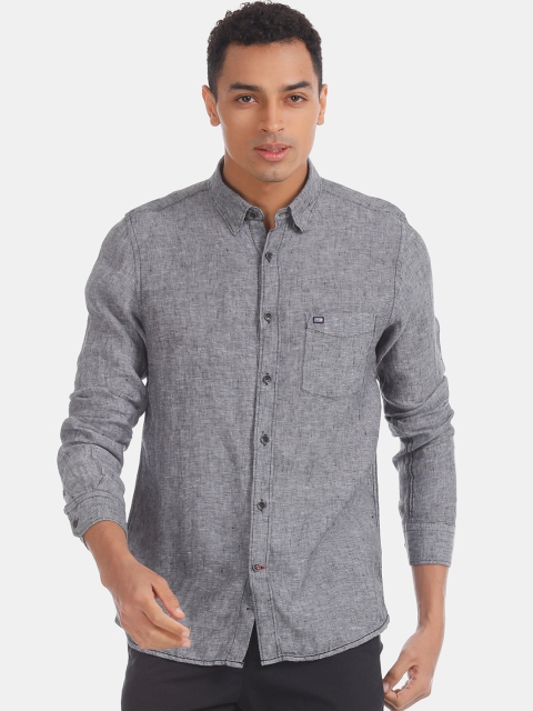 

Arrow Sport Men Grey Slim Fit Solid Casual Shirt
