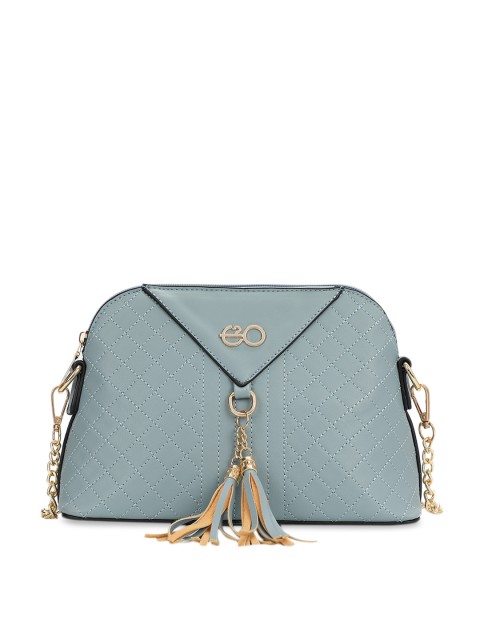 

E2O Blue Solid Sling Bag
