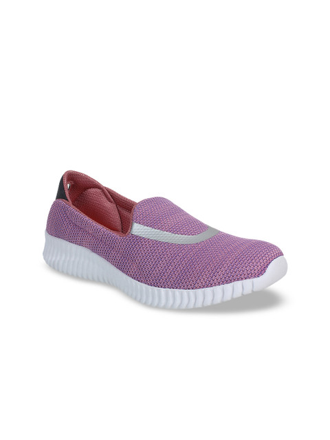 

Yuuki Women Pink & Lavender Mesh Mid-Top Walking Shoes