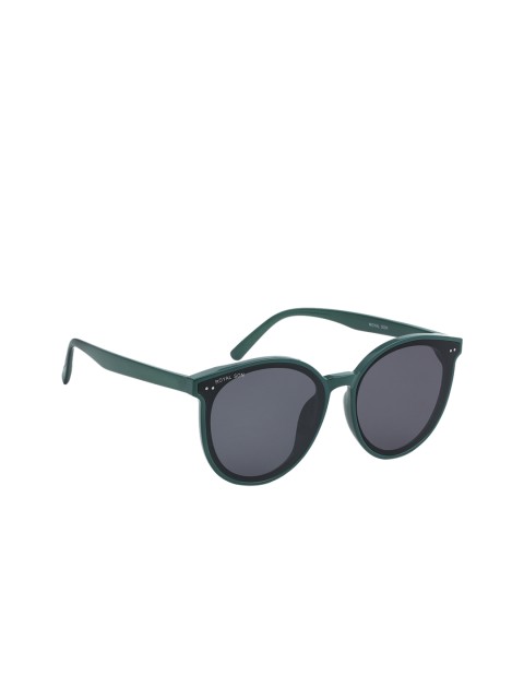 

ROYAL SON Women UV Protected Oval Sunglasses CHI0098-C3, Black
