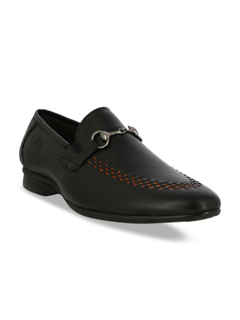 

Alberto Torresi Men Black Horsebit Loafers