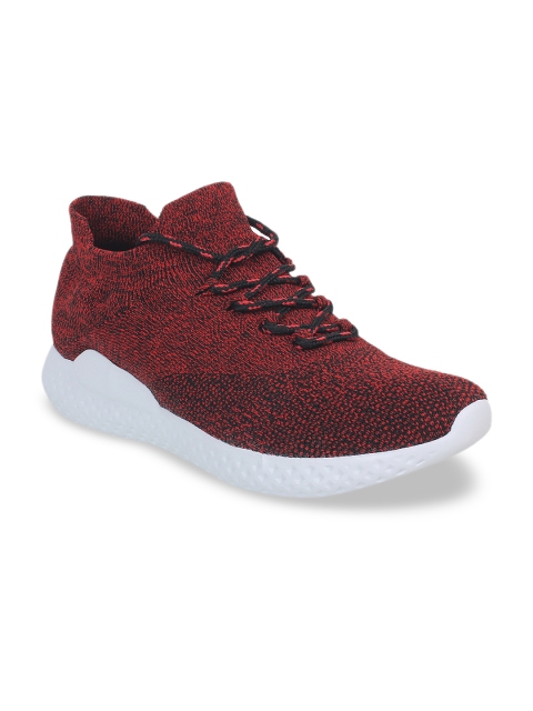 

Yuuki Men Maroon Mesh Walking Shoes