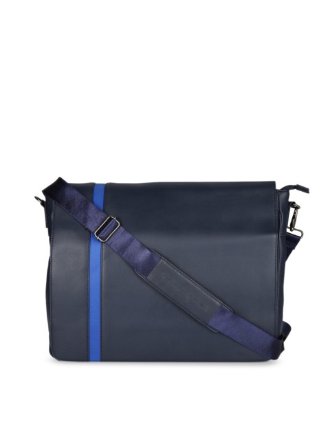 

United Colors of Benetton Unisex Navy Blue Solid Messenger Bag