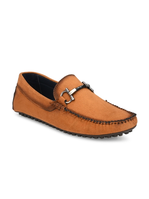 

Ferraiolo Men Tan Brown Driving Shoes