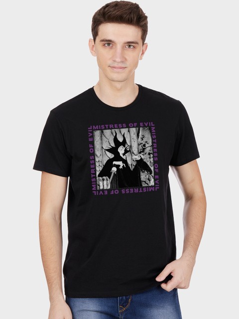 

Free Authority Men Black Maleficent Mistress Of Evil Printed Round Neck Tshirt