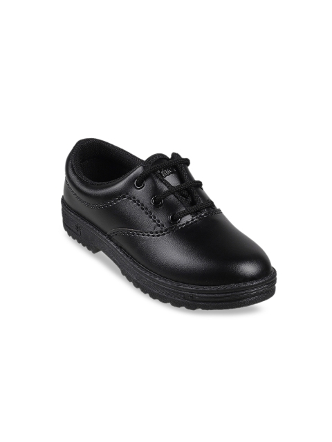

Kittens Boys Black School Shoes