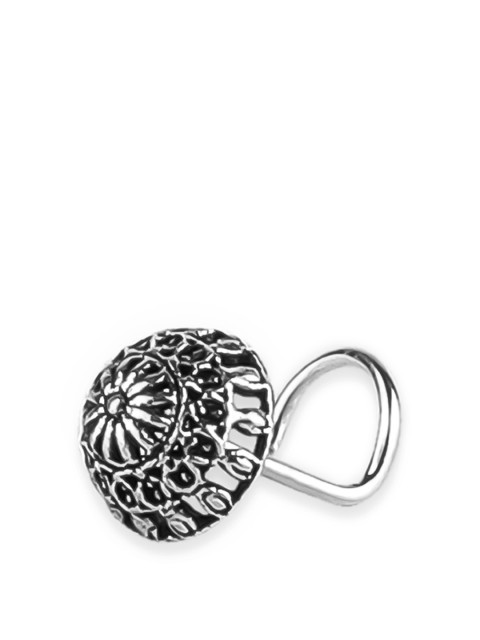 

ZAYN Silver-Plated 92.5 Sterling Silver Oxidised Nosepin