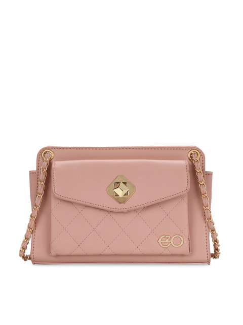 

E2O Pink Solid Sling Bag