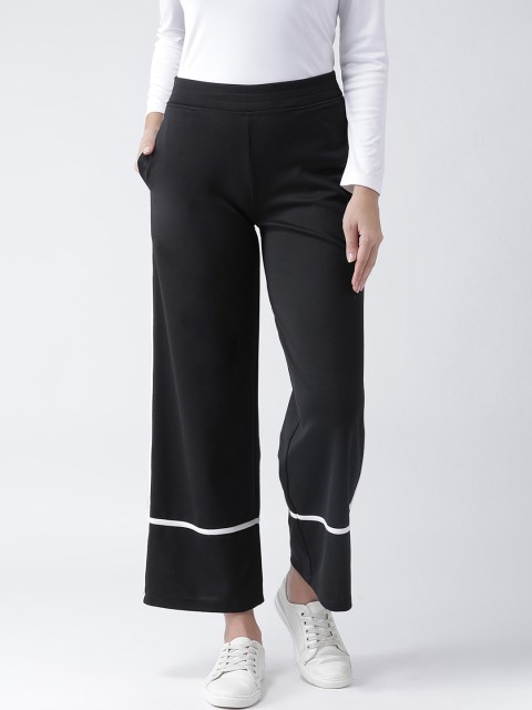 

Texco Women Black Loose Fit Solid Culottes