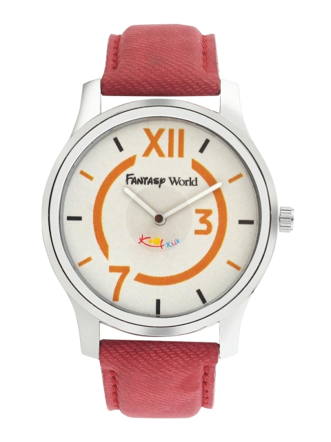 

Fantasy World Boys White Analogue Watch FW-006-RD10