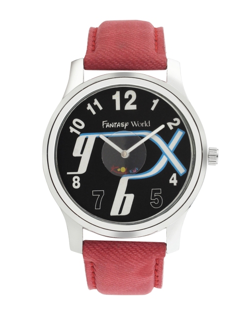 

Fantasy World Boys Black & White Analogue Watch FW-006-RD11