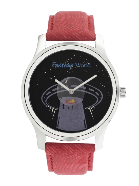 

Fantasy World Boys Black & Grey Analogue Watch FW-006-RD8, Blue