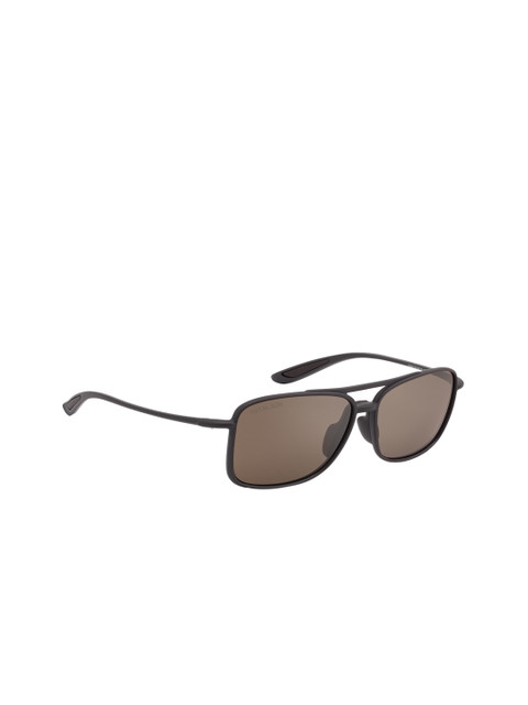 

ROYAL SON Men Polarized & UV Protected Rectangle Sunglasses CHI0087, Brown