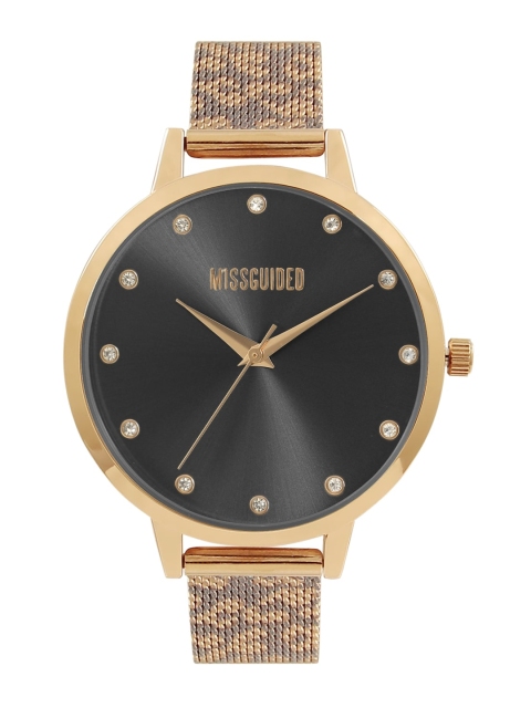 

Missguided Women Black Analogue Watch MG041BGM