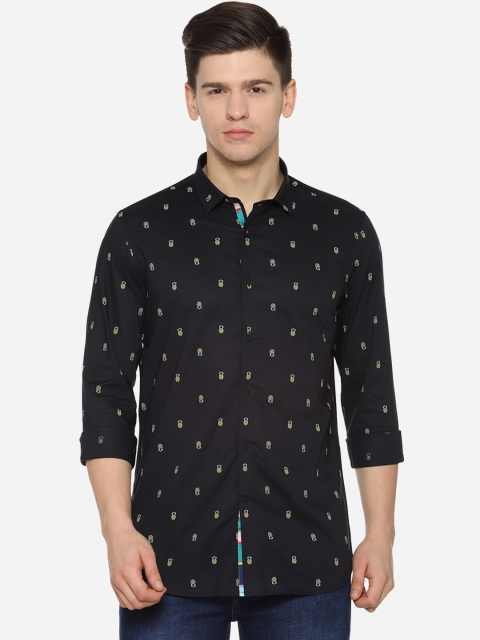 

Allen Solly Sport Men Black Slim Fit Printed Casual Shirt