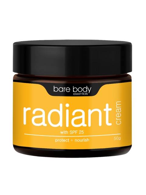 bare body essentials Radiant Cream with SPF 25 50 g, Black