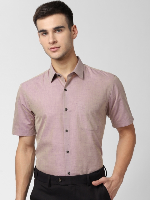 

Peter England Men Pink Regular Fit Solid Formal Shirt